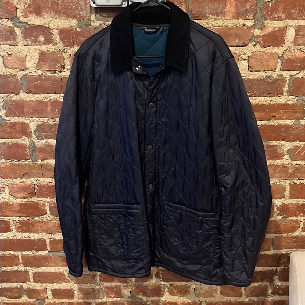 Barbour Men's Navy Quilted Jacket